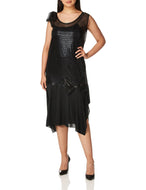Women Rag Time Flappper Black - AT TEN Distribution