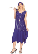 Women Rag Time Flappper Blue O - AT TEN Distribution