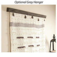 Wooden Throw/Quilt Hanger Gray, 53.5