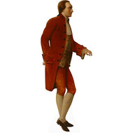 H76022 Marquis de Lafayette Cardboard Cutout Standup