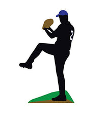 Load image into Gallery viewer, Advanced Graphics Baseball Silhouette Life Size Cardboard Cutout Standup
