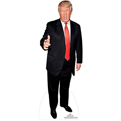 Donald Trump Cardboard Cutout Standup-6 Feet Life Size Trump Stand up Cardboard-Great Party Decoration Solid Cardboard Print 75x29 inches