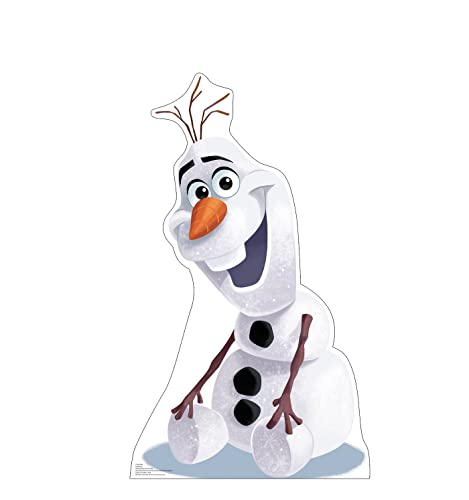 Advanced Graphics Olaf Santa Hat Cardboard Cutout Standup - Disney's Frozen