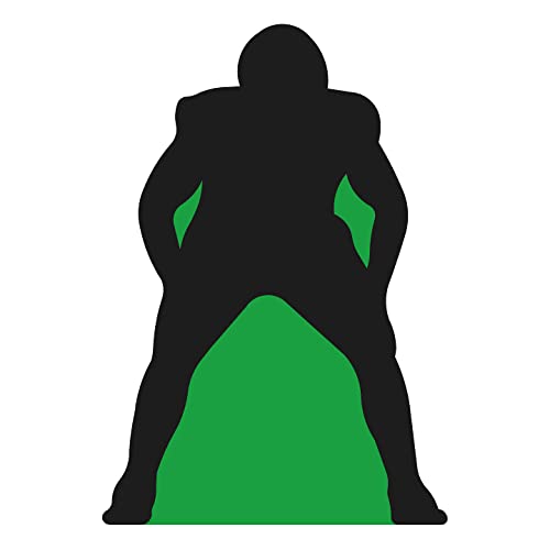 SP12669 Linebacker Football Silhouette Cardboard Cutout Standee Standup