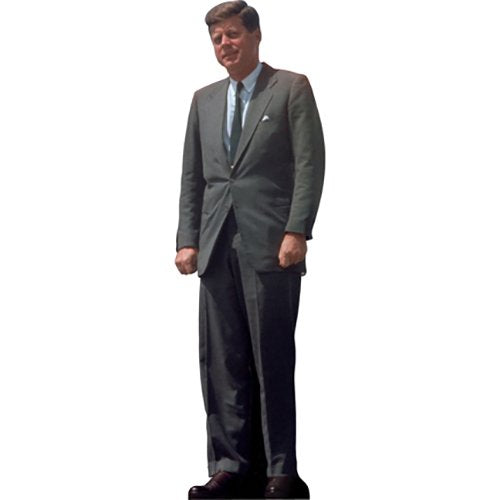 H25035 John F Kennedy Color Cardboard Cutout Standup