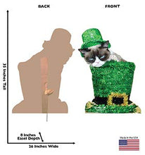 Load image into Gallery viewer, Advanced Graphics Grumpy Cat St. Patrick&#39;s Day Life Size Cardboard Cutout Standup
