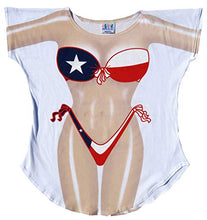 Load image into Gallery viewer, Miss America Bikini Cover-Up T-Shirt Size L/XL
