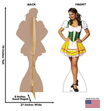 Load image into Gallery viewer, Advanced Graphics Beer Garden Girl Life Size Cardboard Cutout Standup
