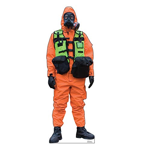 Advanced Graphics Hazmat Guy - Orange Suit - Life Size Cardboard Cutout Standup