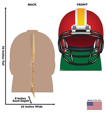 Load image into Gallery viewer, Advanced Graphics Football Helmet Life Size Cardboard Cutout Standup
