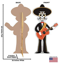 Load image into Gallery viewer, Advanced Graphics Day of The Dead Guitar Player Life Size Cardboard Cutout Standup
