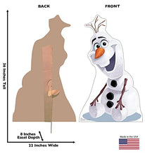 Load image into Gallery viewer, Advanced Graphics Olaf Santa Hat Cardboard Cutout Standup - Disney&#39;s Frozen
