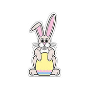 Advanced Graphics Easter Bunny with Egg Sign Board Life Size Cardboard Cutout Standup