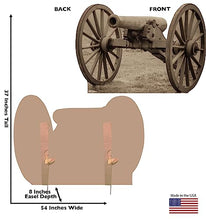 Load image into Gallery viewer, Advanced Graphics Civil War Cannon Life Size Cardboard Cutout Standup
