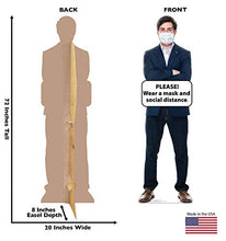 Load image into Gallery viewer, Advanced Graphics Social Distance Mask Standee Male Life Size Cardboard Cutout Standup
