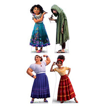 Load image into Gallery viewer, Advanced Graphics Encanto Mini Standees Set of 4 (Mirabel, Bruno, Luisa &amp; Dolores) Mini Cardboard Cutouts
