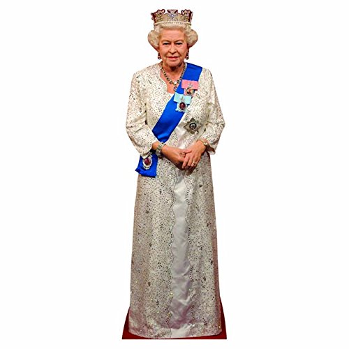 Wet Paint Printing + Design H65077 Queen Elizabeth II Platinum Jubilee 70 70th Cardboard Cutout