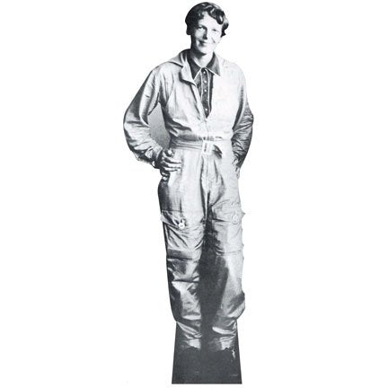 H52707 Amelia Earhart Cardboard Cutout Standup
