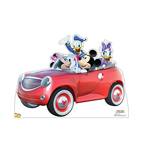 Advanced Graphics Mickey Mouse Car Ride Life Size Cardboard Cutout Standup - Disney's Mickey Mouse Clubhouse