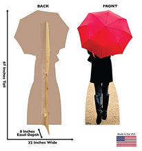 Load image into Gallery viewer, Advanced Graphics Paris Red Umbrella Life Size Cardboard Cutout Standup - Paris Party Theme
