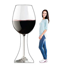 Load image into Gallery viewer, Advanced Graphics Wine Glass Life Size Cardboard Cutout Standup
