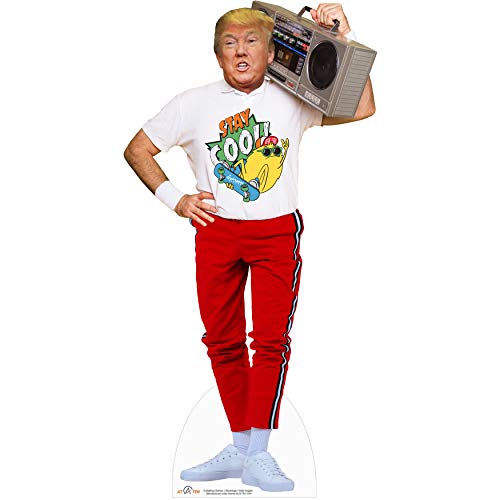 Donald Trump Boom Box Cardboard Cutout Standup Trump Party Decorations 6 - Feet Life Size Standee Solid Cardboard Print 75x30 inches
