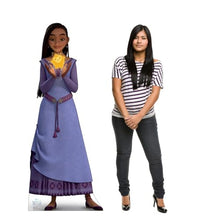 Load image into Gallery viewer, Advanced Graphics Asha and Star Life Size Cardboard Cutout Standup - Disney&#39;s Wish (2023 Film)
