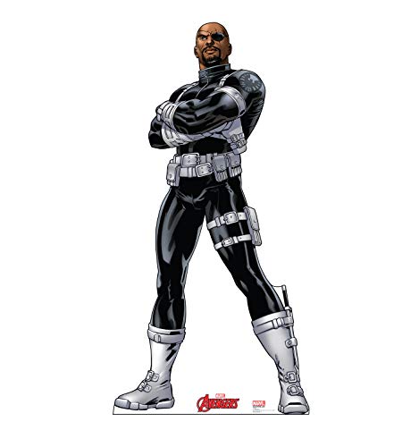 Advanced Graphics Nick Fury Life Size Cardboard Cutout Standup - Marvel's Avengers Animated