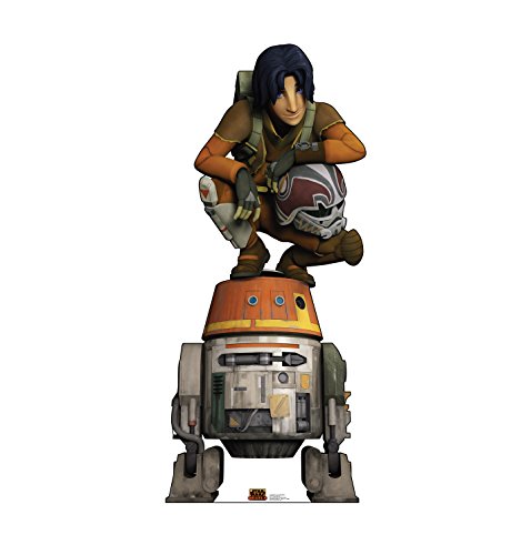 Advanced Graphics Ezra & Chopper Life Size Cardboard Cutout Standup - Disney's Star Wars Rebels