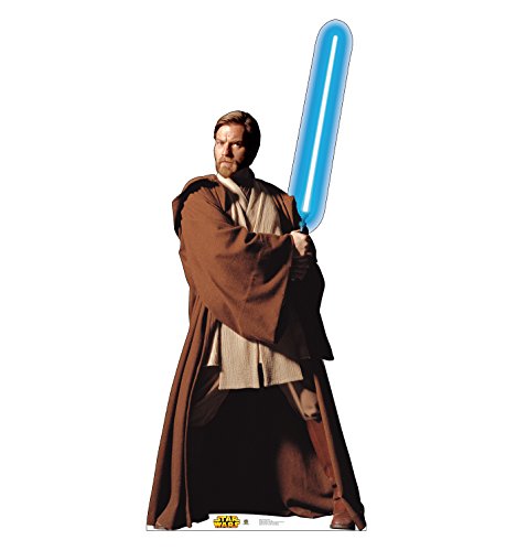 Advanced Graphics OBI-Wan Kenobi Life Size Cardboard Cutout Standup - Star Wars Prequel Trilogy