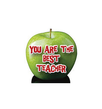 Load image into Gallery viewer, Advanced Graphics Teacher&#39;s Appreciation Apple Life Size Cardboard Cutout Standup - Best Teacher
