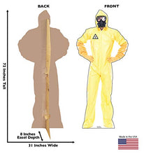 Load image into Gallery viewer, Advanced Graphics Hazmat Guy - Yellow Suit - Life Size Cardboard Cutout Standup
