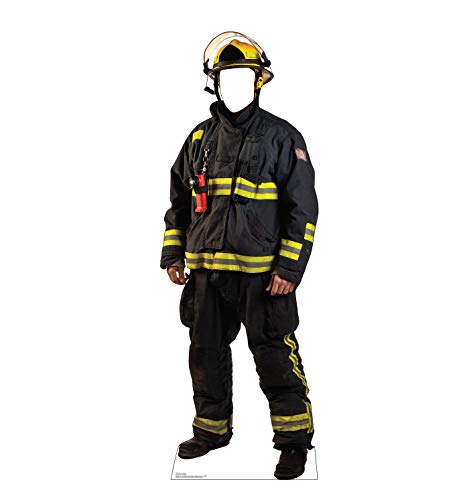 Advanced Graphics Fireman Stand-in Life Size Cardboard Cutout Standup