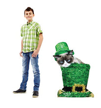 Load image into Gallery viewer, Advanced Graphics Grumpy Cat St. Patrick&#39;s Day Life Size Cardboard Cutout Standup
