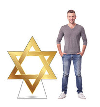 Load image into Gallery viewer, Advanced Graphics Star of David Life Size Cardboard Cutout Standup
