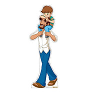 Advanced Graphics Jesus in Jeans with Child Life Size Cardboard Cutout Standup - Creative for Kids