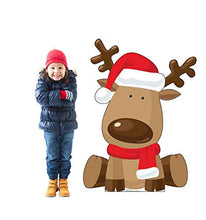 Load image into Gallery viewer, Advanced Graphics Illustrated Reindeer Life Size Cardboard Cutout Standup
