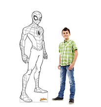 Load image into Gallery viewer, Advanced Graphics Color Me Spider-Man Life Size Cardboard Cutout Standup - Marvel
