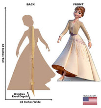 Load image into Gallery viewer, Advanced Graphics Anna Collector&#39;s Edition Life Size Cardboard Cutout Standup - Disney&#39;s Frozen II (2019 Film)
