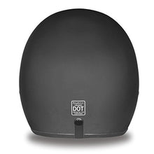 Load image into Gallery viewer, Daytona Helmets Motorcycle Open Face Helmet Cruiser- 100% DOT Approved (XX-Large, Dull Black)

