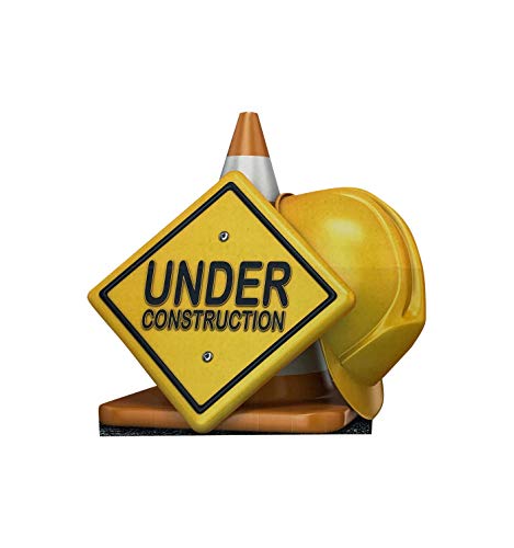 Advanced Graphics Under Construction Sign Life Size Cardboard Cutout Standup