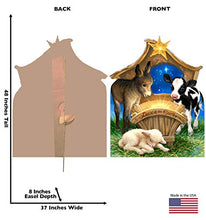 Load image into Gallery viewer, Advanced Graphics Born in A Manger Life Size Cardboard Cutout Standup - Dona Gelsinger Art
