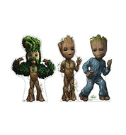 Advanced Graphics I am Groot (Set of 3) Cardboard Cutout Standup - Marvel's I Am Groot (TV Series)