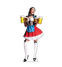 Load image into Gallery viewer, Advanced Graphics Bar Maiden Red Skirt Life Size Cardboard Cutout Standup
