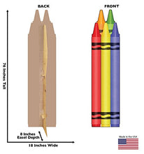 Load image into Gallery viewer, Advanced Graphics Coloring Crayons Life Size Cardboard Cutout Standup
