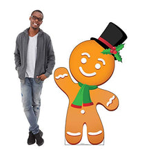 Load image into Gallery viewer, Advanced Graphics Illustrated Gingerbread Man Life Size Cardboard Cutout Standup
