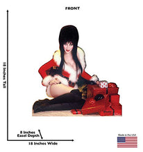 Load image into Gallery viewer, Advanced Graphics Elvira Christmas Mini Cardboard Cutout Standee
