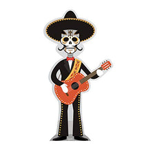 Load image into Gallery viewer, Advanced Graphics Day of The Dead Guitar Player Life Size Cardboard Cutout Standup
