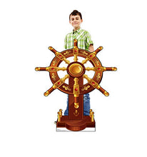 Load image into Gallery viewer, Advanced Graphics Ship&#39;s Wheel Life Size Cardboard Cutout Standup
