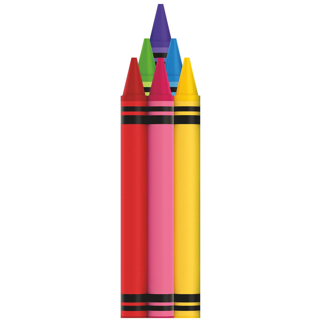 SP12549 Crayons for Coloring 80in Prop Art Drawing Cardboard Cutout Standee Standup